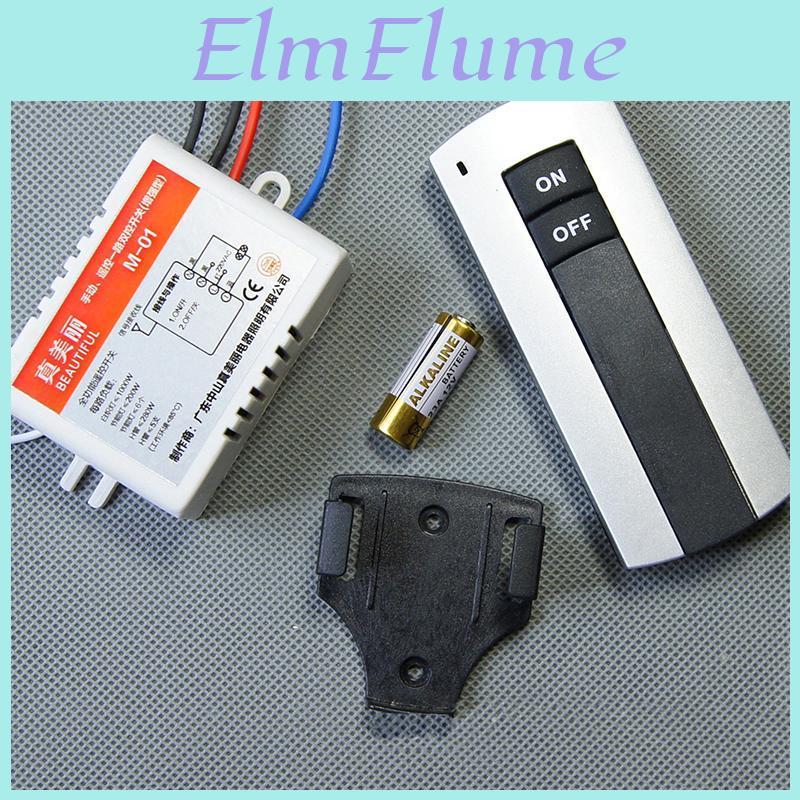 Digital 1 220v Onoff Channel Wireless Remote Control For Light Power Switch