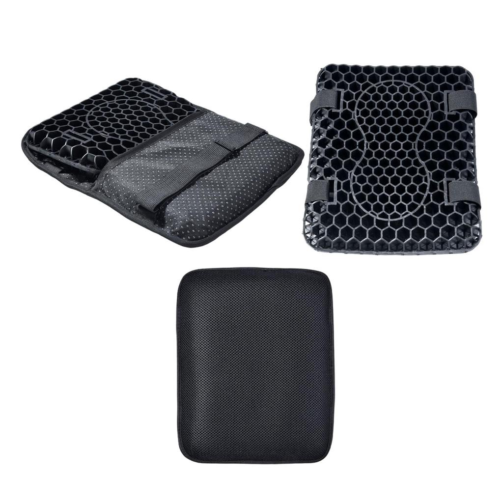 Motorcycle Seat Cushion Shock Absorption Accessories Motorcycle Bench Cushion Non Slip for Winter Long Distance Cycling