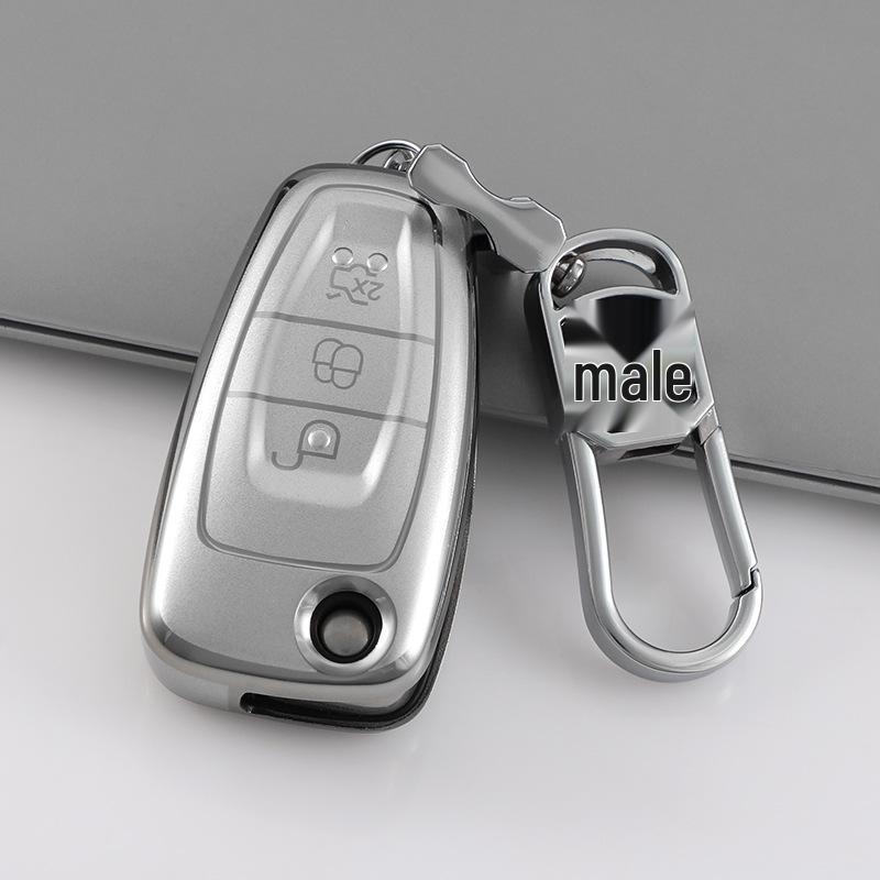 Женский модный чехол для ключа для Ford Focus & Escort - Стильная защита ключа Kuga с пряжкой