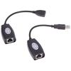 Usb UTP удлинитель адаптер через один Rj45 Ethernet Cat5E 6 кабель до 150 футов