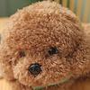 Dog Doll Soft Lifelike Teddy Dog Stuffed Animal Exquisite Workmanship Cartoon Stuffed Doll Toy for Kids