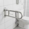 Wall-Mounted Toilet Grab Bar Heavy Duty Stainless Steel Toilet Bar Disabled Safety Rail Easy Installation for Elderly