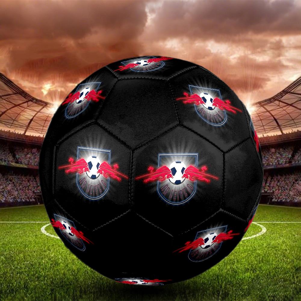 RB Leipzig Soccer Ball Colorful All Ages Machine Stitched PVC Competition Ready Durable High-Bounce.SIZE5