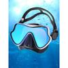 Snorkel Diving Mask Swimming Goggles Silicone Skirt Scuba Mask With Colorful Lens Tempered Glass Wide View For Adult Youth