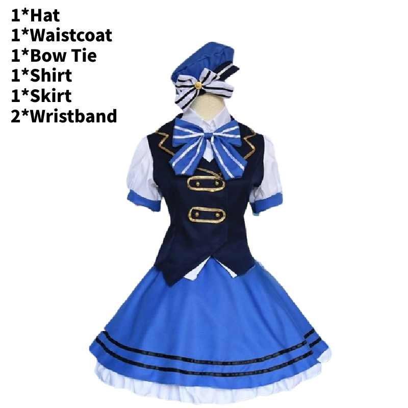 Костюм для косплея Go Chuumon Wa Usagi Desuka Kafuu Chino, аниме, студенческая форма из полиэстеровой смеси для костюмированных вечеринок