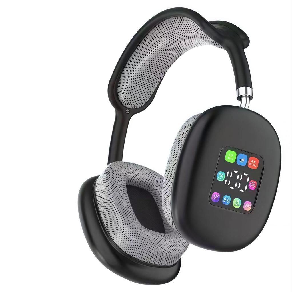 2025 P9 MAX Накладная Bluetooth-гарнитура с цифровым дисплеем и увеличенным временем работы в режиме ожидания