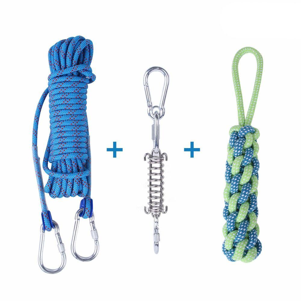 5M Dog Spring Pole Toys Cotton Rope Dog Chew Toy Pet Accessories Dog Teething Toy for Dogs Puppy