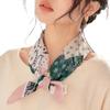 Bandanas Scarf Accessories Hair Band Square Scarf Flower Silk Scarf Female Printed Scarf