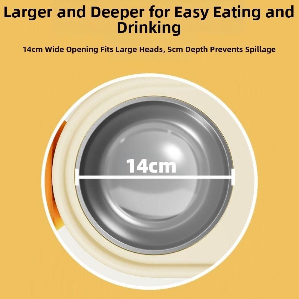 Вращающаяся миска для домашних животных на высоких ножках, нескользящая, с регулируемой высотой, для корма и воды кошек, против рвоты, с подставкой, дозатор корма для животных