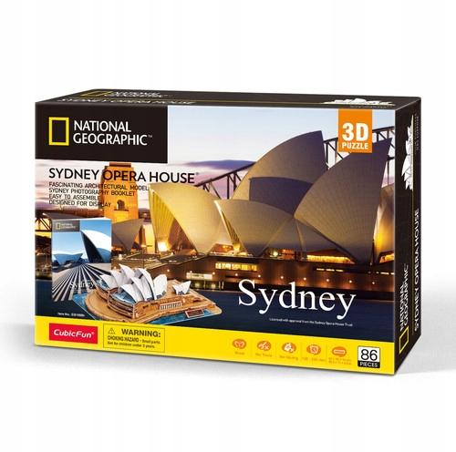 Cubic fun puzzle 3d national geographic sydney 86 elementy ds1088h