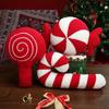 Red Christmas Cartoon Pillow Plush Pillow Cushions New Red Decoration Pillow  Christmas