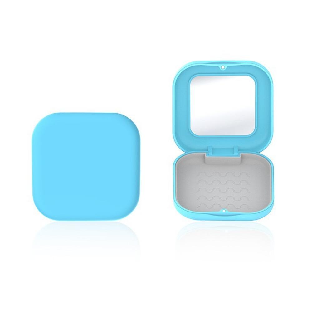 Square Invisible Retainer Box Mini Aligner Case Portable Retainer Storage Box  Oral Hygiene