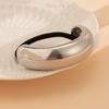 Geometric Metal Hair Tie, Alloy Elastic Ponytail Holder for Women, Minimalist Square Hair Ring for Daily Commuting Use