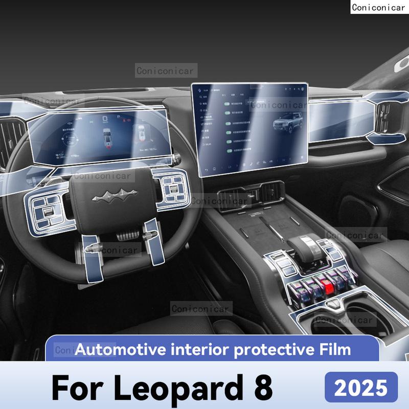 For BYD Leopard 8 2025 Car Interior Protection Anti-Scratch Film trument Center Control Navigation Screen Accessories