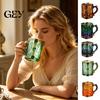 Fantasy Lover Mug Magic Constellation Glass Mug, 330ml Zodiac Coffee Cup with Home Library Heat Reveal Design, Starry Night Water for Collectors
