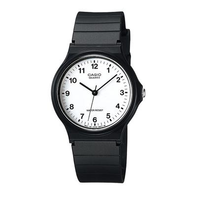 Casio Аналоговые часы Chipkashi Cheap Casio Urethane Belt Unisex White Overseas Model MQ-24-7BL [Товар]
