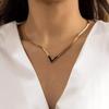 Fashion Hip-hop Style V-shaped Necklace For Women Ladies