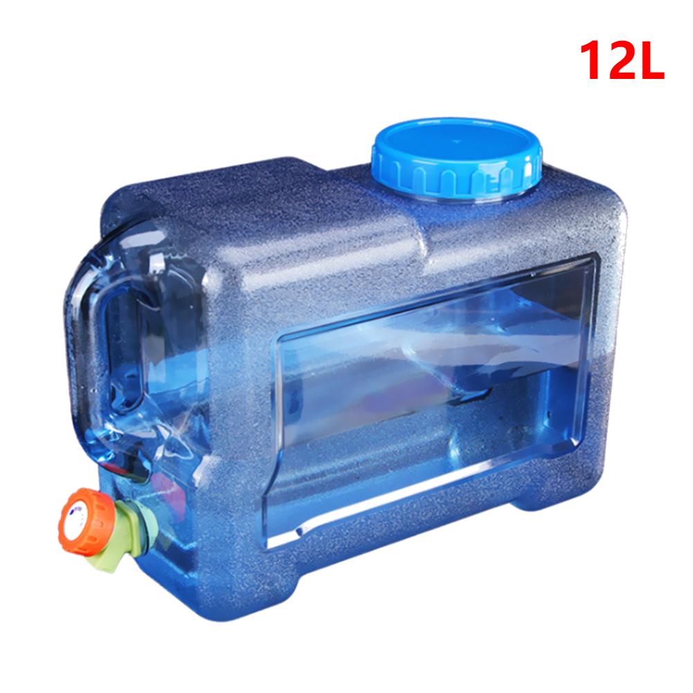 Портативное ведро для воды большой вместимости, контейнер для чистой воды для вождения с краном для кемпинга на открытом воздухе, приготовления пищи, пикника, пеших прогулок