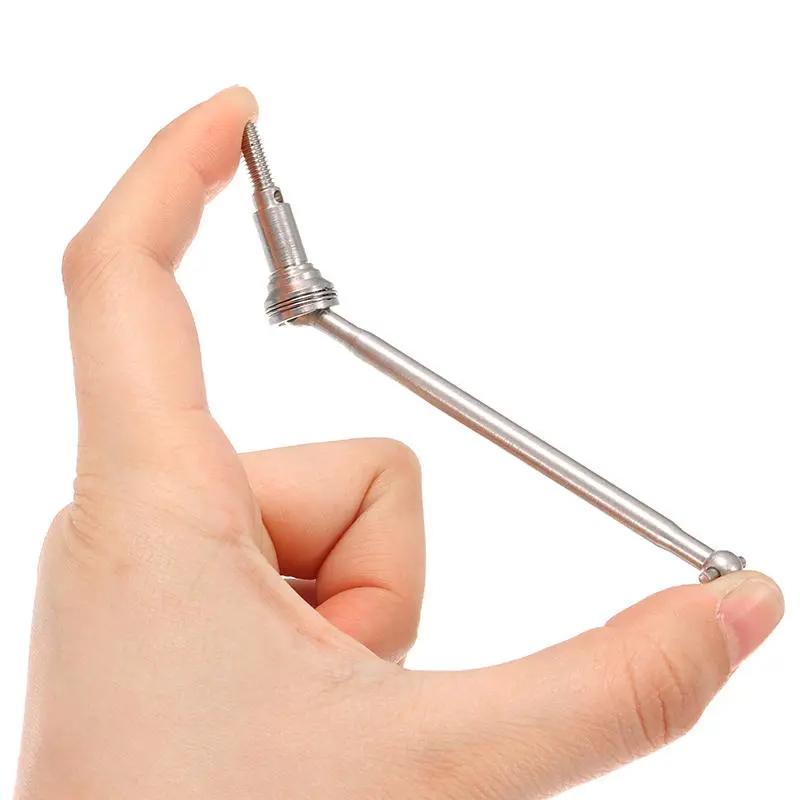 Комплект из 2 передних универсальных карданных валов из нержавеющей стали для радиоуправляемой машины XinleHong 9125 масштаба 1/10.