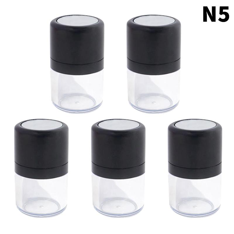 Cosmetic Case, Blusher, Jar Container Portable Loose Powder Box with Mirror, Travel Powder Case with Mushroom Sponge Puff