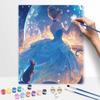 Disney Золушка цифровой набор для масляной живописи DIY ручная работа украшение для дома подарок