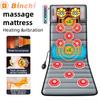 Electric Massage Mattress Kneading Vibrating Heating Lumbar Neck Back Relaxation Home Office Health Care