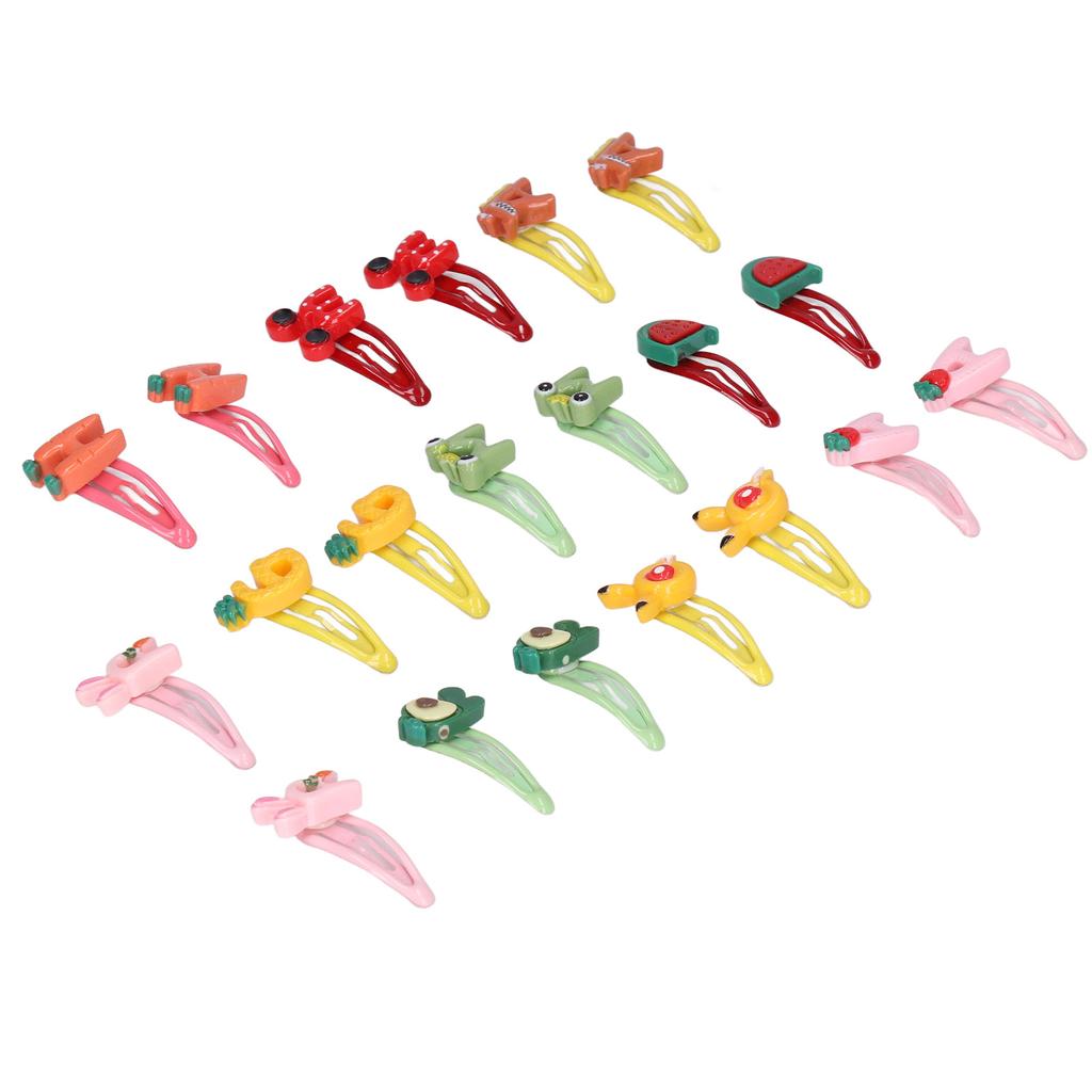 20 шт. Заколки-клипсы для волос для питомцев, пластиковые, милые, в форме букв, для собак, кошек, кроликов