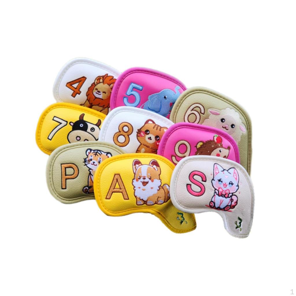 9 шт. чехлы для гольф-клюшек аксессуары легкий чехол портативные головные уборы головные уборы