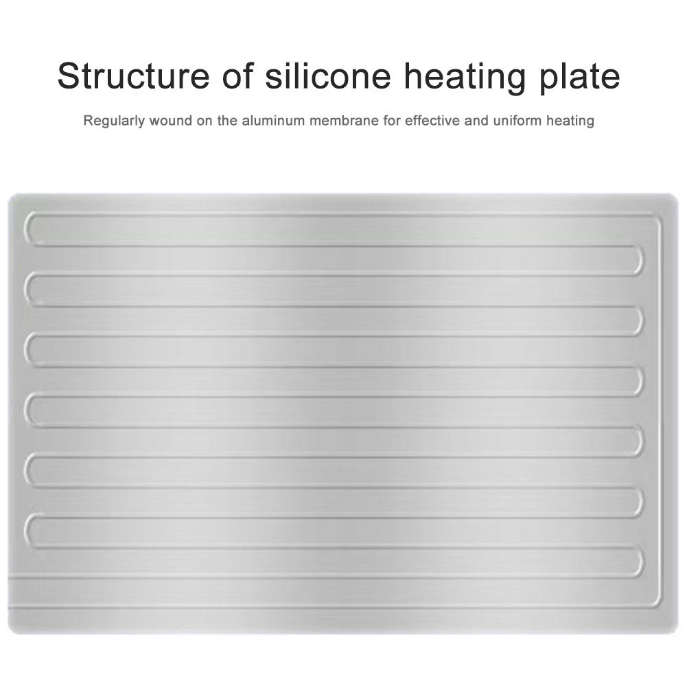 USB Перезаряжаемая Изолированная Сумка для Ланча Портативная Электрическая Сумка для Ланча Электрическая Термосумка для Ланча Многоразовая 3 Уровня Нагрева для Женщин Мужчин