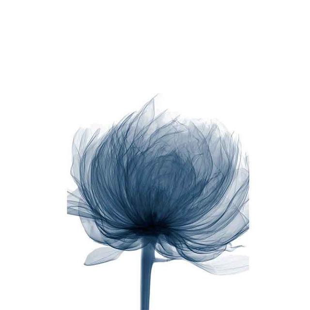 Blue Plant Leaf Poster Minimalist Flower Plant Wall Art Canvas Painting Nordic Living Room Home Decoration Picture Printmaking