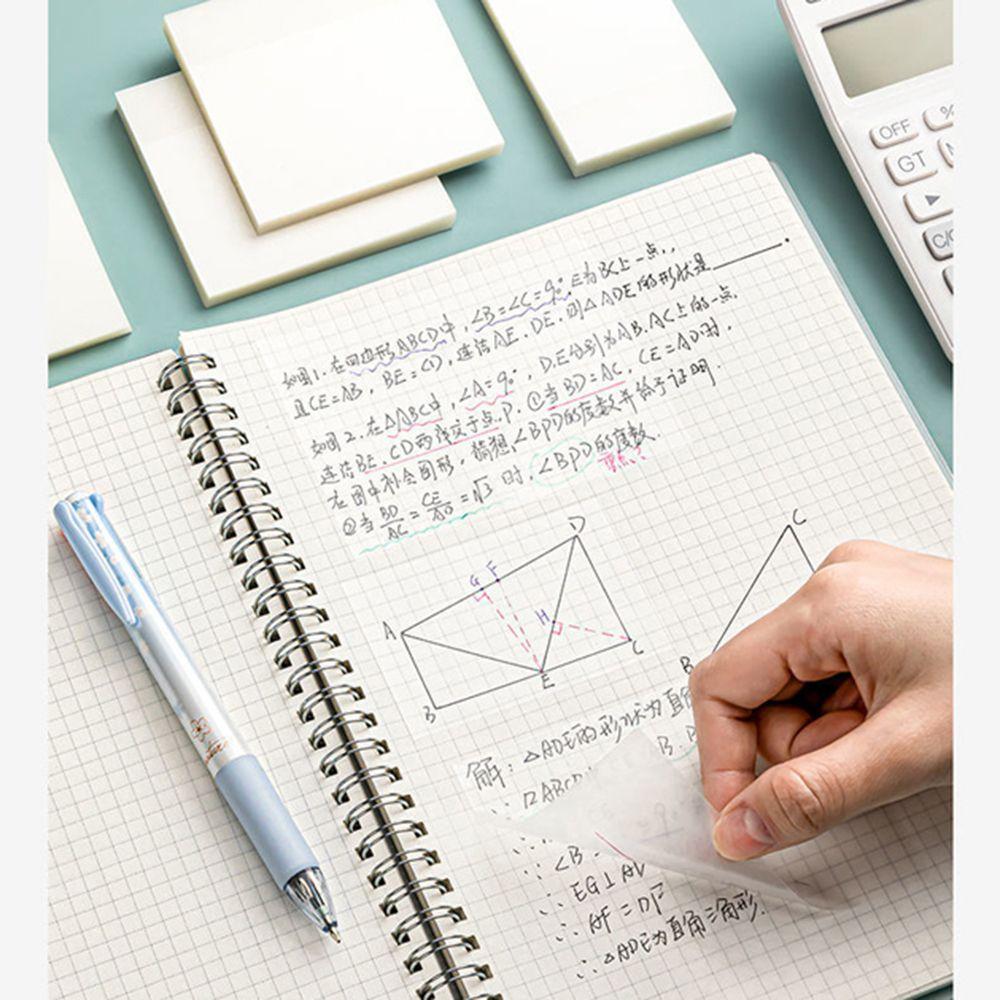 Note Paper N times Students Memo Pad Transparent Sticky Notes Transparent Note Paper PET Stickers