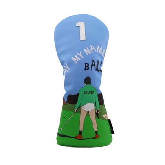 Чехлы для гольф-клюшек из искусственной кожи с мультяшным принтом, чехлы для головок паттеров для гольфа, гибридные чехлы для гольф-клюшек, аксессуары для драйверов, фервей, вудс