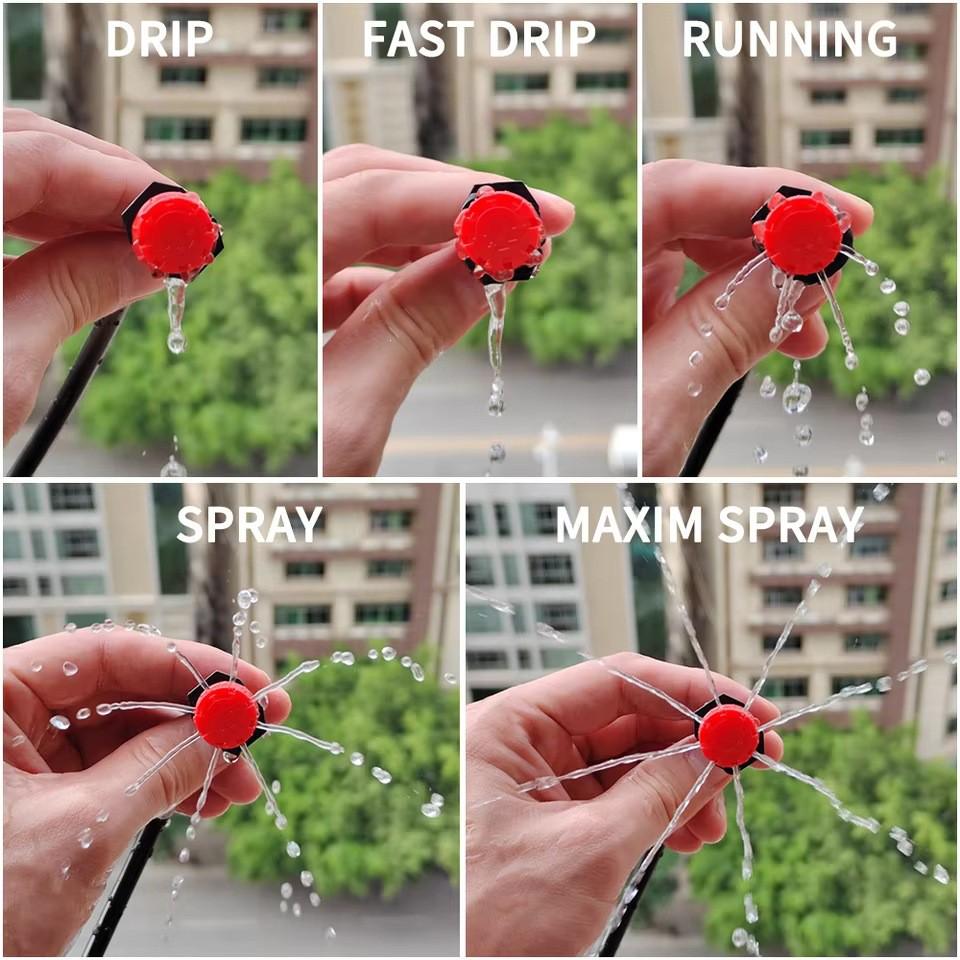 Adjustable 8-Hole DIY Drip Irrigation Kit for Gardens & Balconies