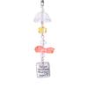 Letter Goldfish Bead Keychain Car Decor Key Ring Gifts Goldfish Wind Chime Pendant  Girl/Boy
