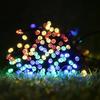 12 м солнечные гирлянды солнечные рождественские огни наружные водонепроницаемые с 8 режимами освещения для рождественской свадебной вечеринки украшения сада