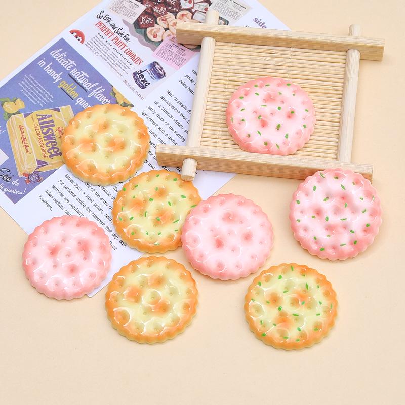 Мультяшные DIY смоляные аксессуары: Крем-клей, Заколки для волос, Подвески для обуви Crocs, Печенье «Зеленый лук»