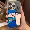 Расписной чехол для телефона для iPhone 15 11 13 14 для 15 16 Pro Max 12 13 16 Pro Милый Модный Смешной Чехол для телефона со шнурком Последние Рекомендации по самым продаваемым товарам