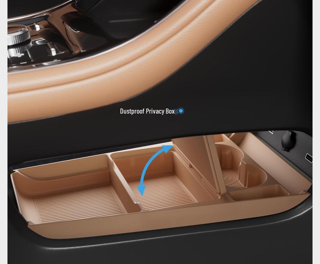 Geely Galaxy Star 6 (2025) - Руководство по ящику для хранения в центральной консоли