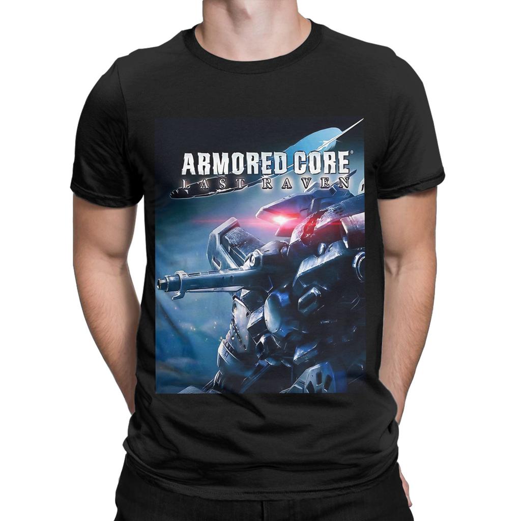 Armored Core 3 Last Raven Cover Funny 100 Cotton TShirt Armored Core Tops Tees For Unisex