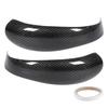 2pcs Rearview Mirror Cover Add?On Carbon Fiber Cap Fit for BoxsterCayman 911 997.1 987.1