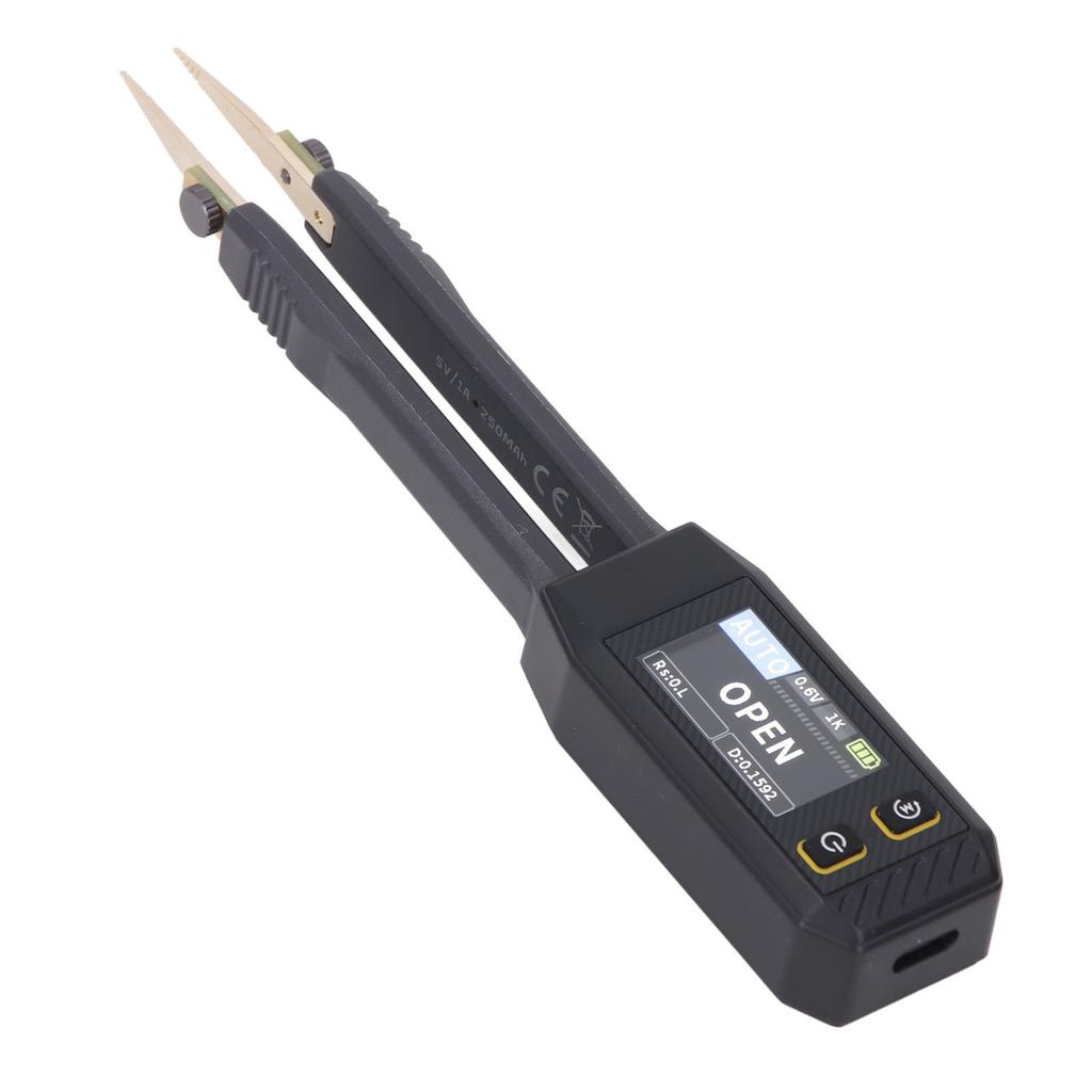 Интеллектуальный LCR пинцет Цифровой Сопротивление Индуктивность Емкость Ручной мультиметр Пинцет