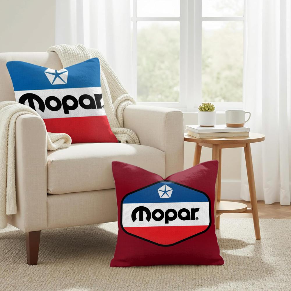Classic MMoparS Cushion Cover Natural Linen Organic Fabric DoubleSided Printing Couch Pillow Covers Home Decor