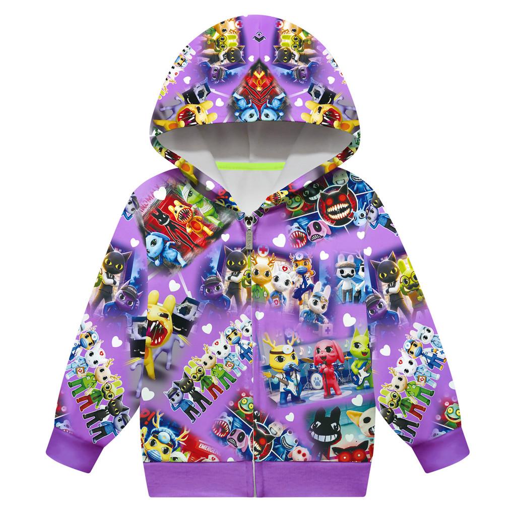 79094 Kids Boys Girls Animal Hospital Long Sleeves Jacket Hooded Coat