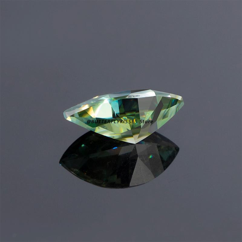 Cellacity Настоящие муассаниты огранки маркиз, свободные драгоценные камни от 0,5 карата до 3 каратов D, цвет VVS1, с сертификатом GRA, пропуск для проверки бриллиантов