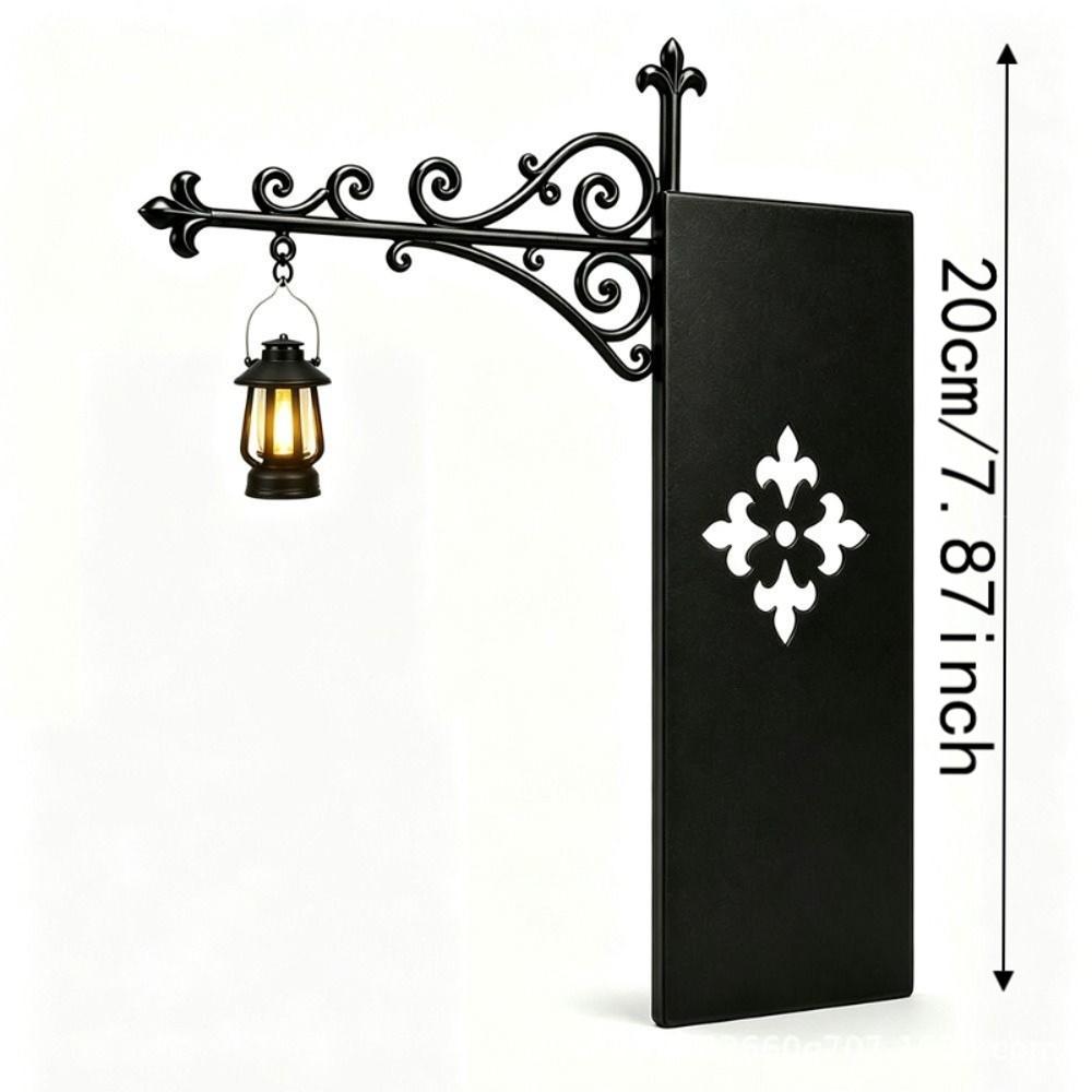 Wrought Iron Street Lamp Bookends Button Cell Battery Powered Bookmark Light Study Room