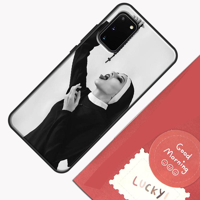 Чехол для телефона Иисус Монахиня Сестра Для Samsung Galaxy S24 Ultra S20 S21 S22 S23 S25 Plus S9 S10 S24 FE Защитный Корпус