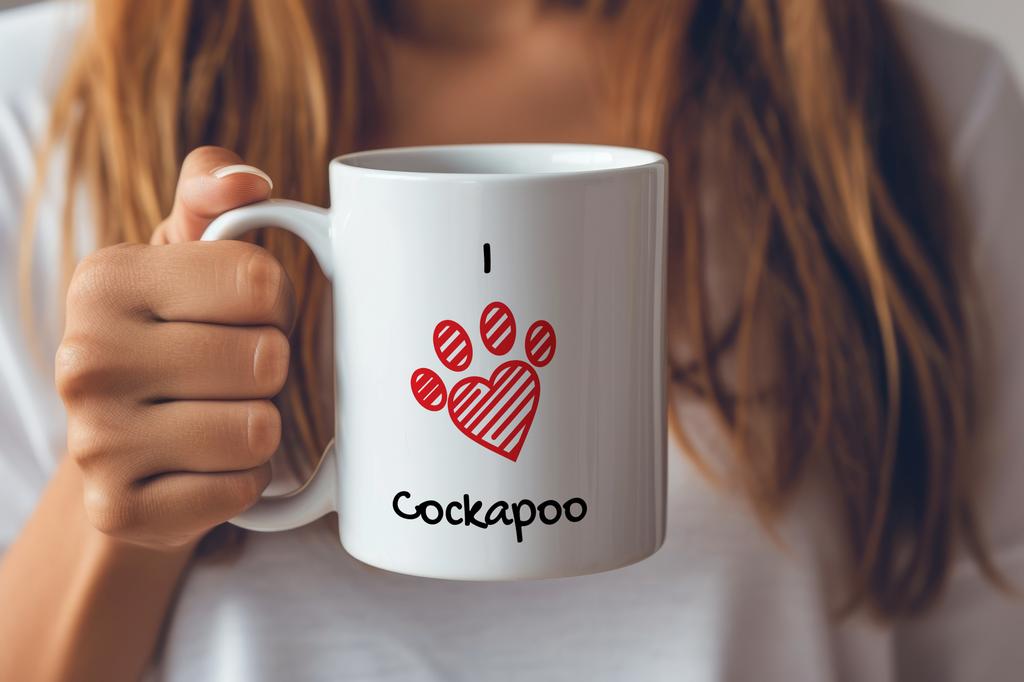 Cockapoo, Cockerpoo, Cockerdoodle - cup with a dog, cute cup with graphics, a gift with your photo from the Art-Dog brand