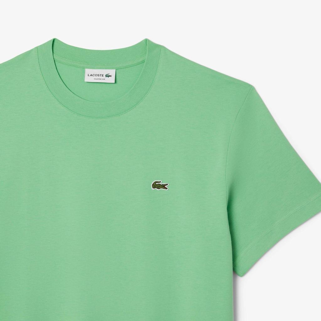 Lacoste Мужская хлопковая футболка с вышитым логотипом