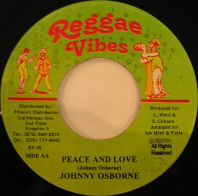 7-дюймовая пластинка MIKEY GENERAL  JOHNNY OSBOURNE - What Are You Fighting For  Peace A RV48 Reggae Vibes 2000 Ямайка Регги Ска  Даб Б/у