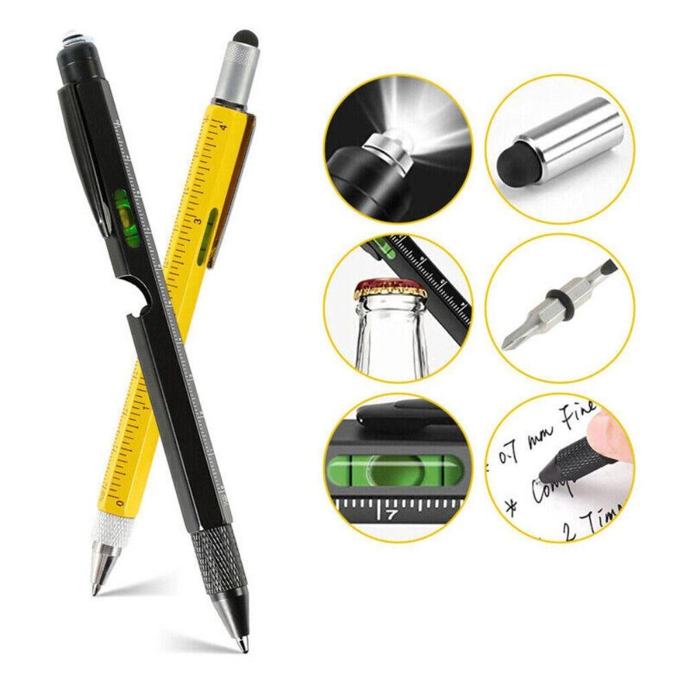 Ruler Multi-Function Pen 8 in 1 Ballpoint Pen Gadget New Multitool Pen